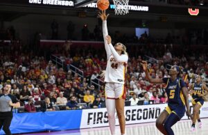 USC Spanks NO. 16 North Carolina Greensboro 71-25 In Their Opener Of The NCAA Tournament
