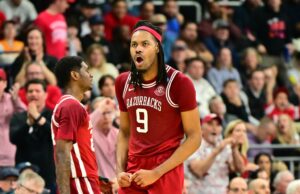 Arkansas Takes Down Kansas in NCAA Tournament 79-72