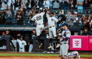 Judge, Warren Power Yankees Past Rangers In Series Opener