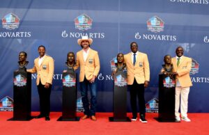 Four Legends Enshrined In The Pro Football Hall of Fame Class of 2025