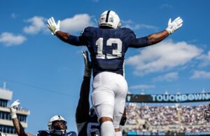 No. 2 Penn State Rolls Past Nevada 46-11 Behind Strong Defense, Singleton’s Two Scores