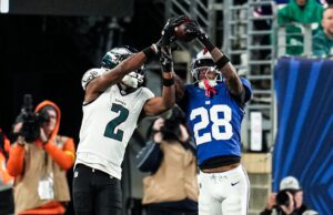 Rookies Lead the Way as Giants Stun Eagles 34–17 On Thursday Night