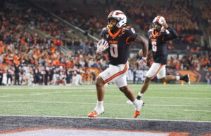 Hankerson’s Four Touchdowns Power Oregon State Past Lafayette For First Win Of The Season