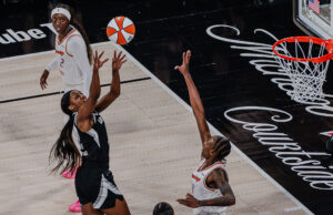 Aces Rally Past Mercury Behind Wilson, Evans In Thrilling Game 1 Win