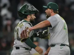 A’s Rally Late, Edge Yankees On Rooker’s Go-Ahead Sacrifice Fly