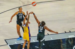 Kelsey Plum Explodes for 38 Points as Sparks Stun Defending Champion Aces