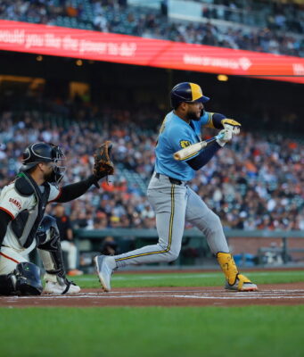 McCray’s Long-Awaited Homer Helps Giants Shut Out Brewers