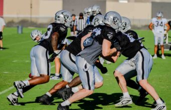 Brock Bowers Headlines Raiders’ 12th Training Camp Practice As Las Vegas Heads To Houston