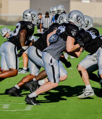 Brock Bowers Headlines Raiders’ 12th Training Camp Practice As Las Vegas Heads To Houston