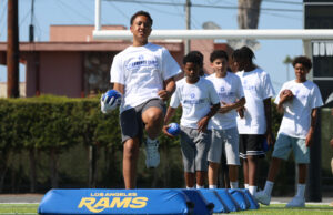 Rams Bring Flag Football, Fun And Opportunity To Inglewood Students