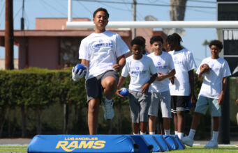 Rams Bring Flag Football, Fun And Opportunity To Inglewood Students