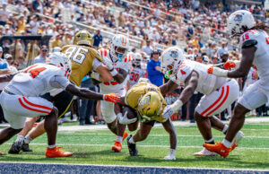 Justice Haynes Powers Georgia Tech to First Victory, 44-11 Rout of Mercer