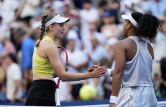 Rybakina Ends Osaka’s U.S. Open Run With Commanding Straight-Set Win