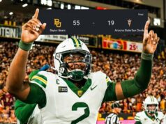 DJ Lagway Leads Baylor Past Arizona State in 55-19 Rout