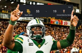 DJ Lagway Leads Baylor Past Arizona State in 55-19 Rout