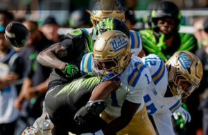 No. 21 UCLA Survives Oregon Rally, Remains Undefeated With 17-15 Victory