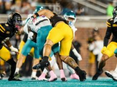 Jaquari Lewis Scores Four Touchdowns as Appalachian State Edges Coastal Carolina 35-32
