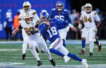Saints Overcome Giants In Wild 34-27 Victory at MetLife Stadium