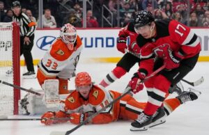 Devils Down Ducks 4-1 Behind Strong First Period And Timely Scoring At The Rock