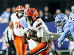 Syracuse Stuns North Carolina 31-30 In Overtime Thriller for First ACC Victory
