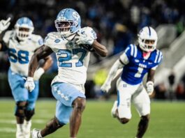North Carolina Rallies Late To Beat Duke 24-20 As Jaylen McGill Delivers The Winning Touchdown